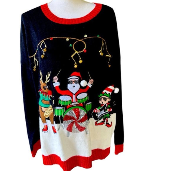 It’s Our Time ladies vintage Christmas sweater 2X very good condition - Picture 1 of 12